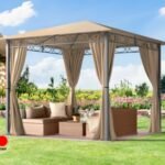 Cenador Rendezvous Premium, 3x3m, capuchino