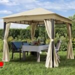 Cenador Sunset Classic, 3x3m, champán