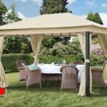 Cenador Sunset Premium, 3x4m, champán