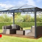 Cenador techo fijo Sunset Deluxe, 3x4m