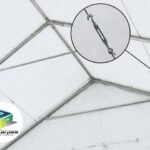 Lona de techo de carpa de 4x8 de PVC MAX IGNIFUGA