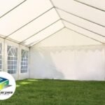 Lona de techo de carpa de 4x4 de PVC