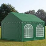 Carpa 3X4 PLUS PVC 750 Verde con ventanas