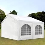 Carpa 3X4 BASICA PE 450 Blanca con ventanas