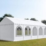 Carpa 4X10 MAX PVC 800 2.0 Blanca con ventanas