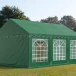Carpa 4X6 ECO PVC 700 Verde con ventanas