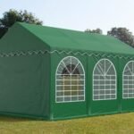 Carpa 4X6 MAX PVC 800 2.0 Verde con ventanas