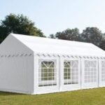 Carpa 4X8 BASICA PE 450 Blanca con ventanas en OFERTA