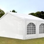 Carpa 5X5 BASICA PE 450 Blanca con ventanas