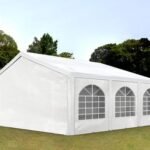 Carpa 5X6 BASICA PE 450 Blanca con ventanas