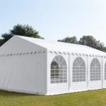 Carpa 5X8 MAX PVC 1400 2.0 IGNIFUGA Blanca con ventanas