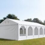 Carpa 6X10 MAX PVC 800 2.6 Blanca con ventanas