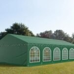 Carpa 6X12 PLUS PVC 750 Verde con ventanas