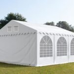 Carpa 6X6 MAX PVC 1400 2.6 IGNIFUGA Blanca con ventanas
