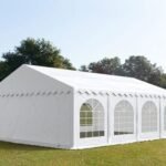 Carpa 6X8 PLUS PVC 750 Blanca con ventanas