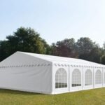 Carpa 8X10 PLUS PVC 750 IGNIFUGA Blanca con ventanas
