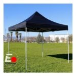 Carpa Plegable Básica 3x3 Sin laterales Negra