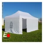 Carpa Plegable Básica 3x6 Con laterales Blanca