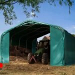 Carpa Agrícola para forraje 6x6 PVC 2300 Ignífuga Verde